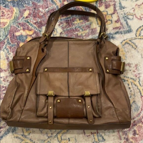 Kooba Leather Barkley Satchel in 'Naked' - Picture 2 of 11